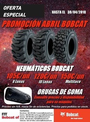Promoción Neumáticos Originales Bobcat